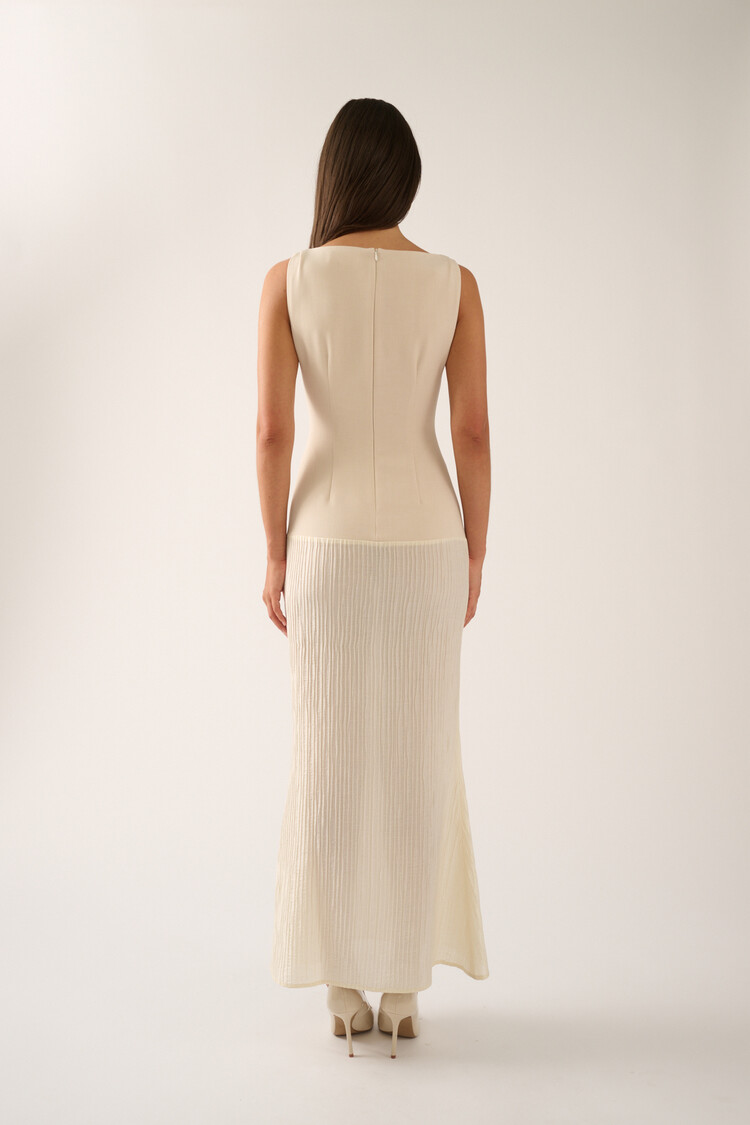 Oscar the Collection LAYALI Dress Ivory