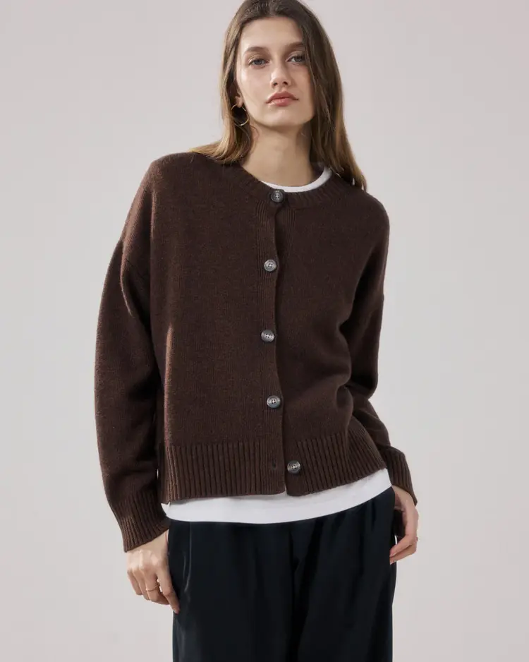 Hartford MESMINE Cardigan Brown