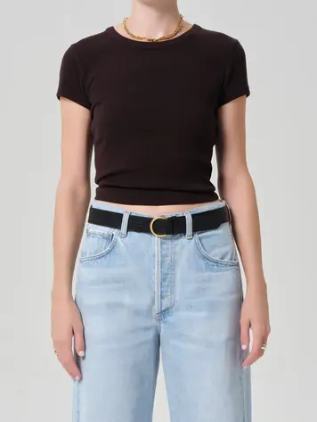 Citizens of Humanity NELLO T-shirt Chocolate