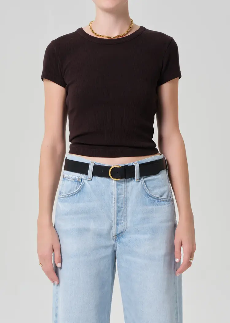 Citizens of Humanity NELLO T-shirt Chocolate