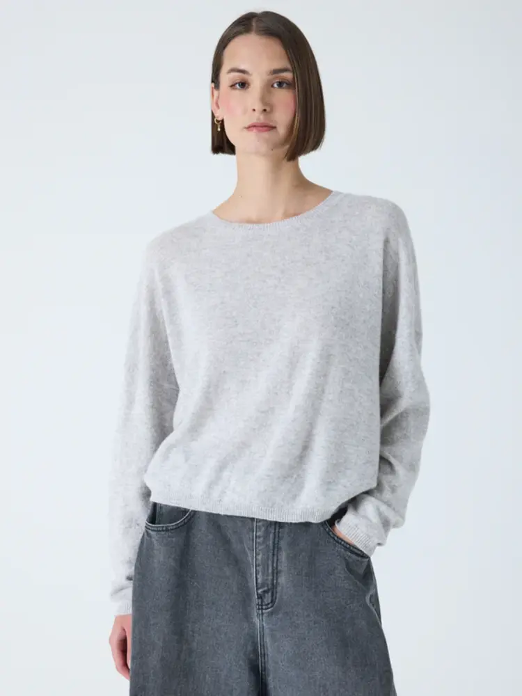 Absolut Cashmere KAIRA cashmere pull light heather grey