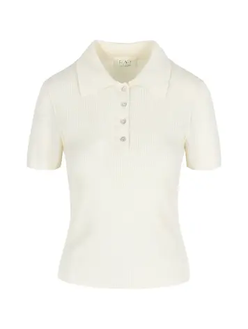 RAE Antwerp MONICA Polo Silk - Cream