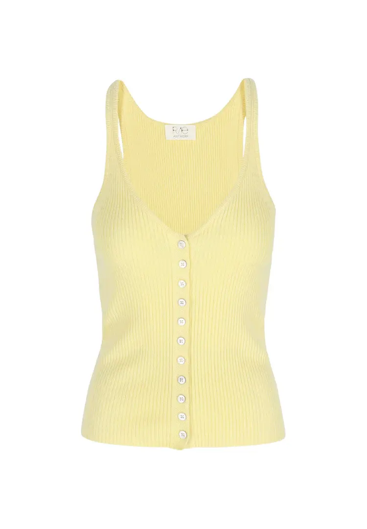 RAE Antwerp URSULA Top - Pale Yellow