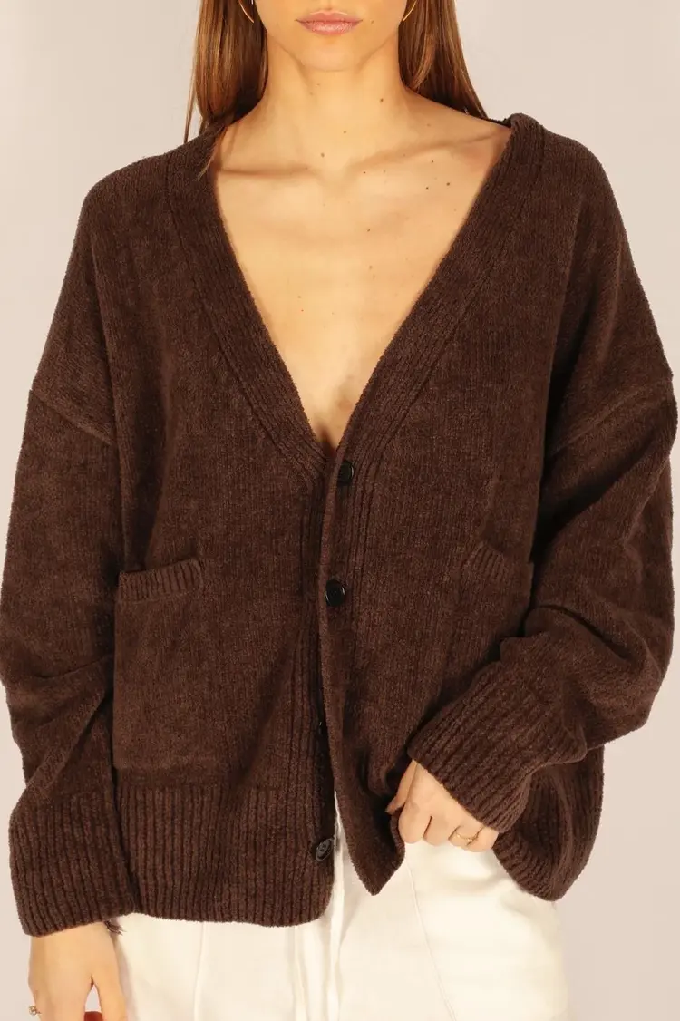 Cesar Casier JUULS Cardigan Brown