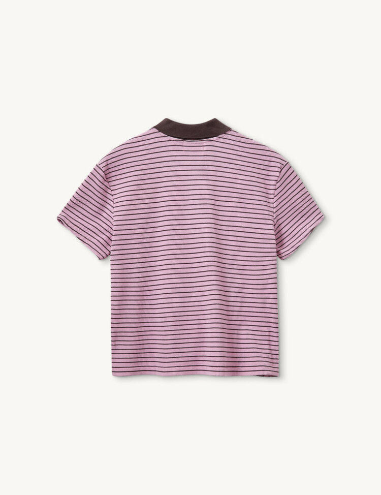 Designers Remix EMMA Polo Tee Pink/Brown