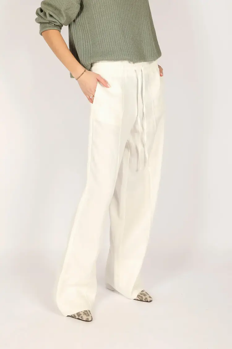Cesar Casier VIRGINIA Pants White