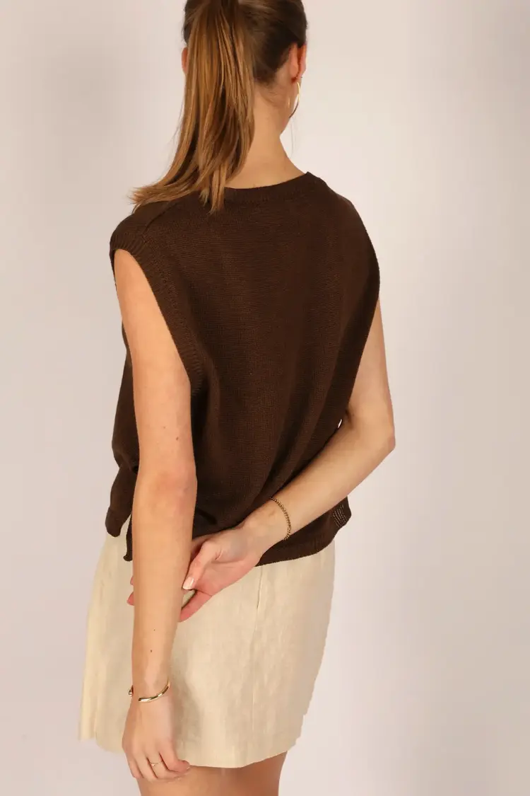 Cesar Casier DJERBA Debardeur Brown