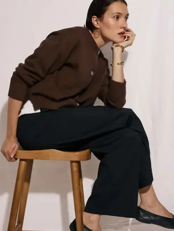 Hartford MESMINE Cardigan Brown