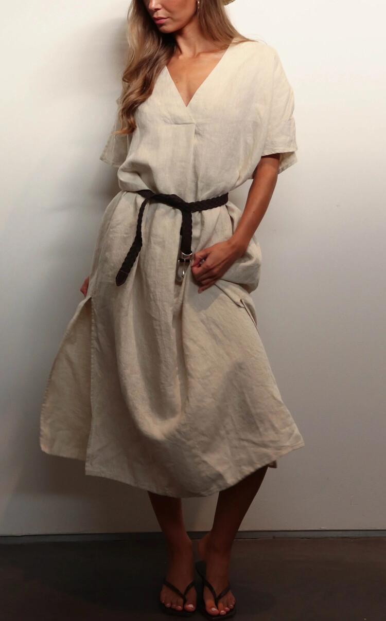 Cesar Casier NURIA Dress Beige