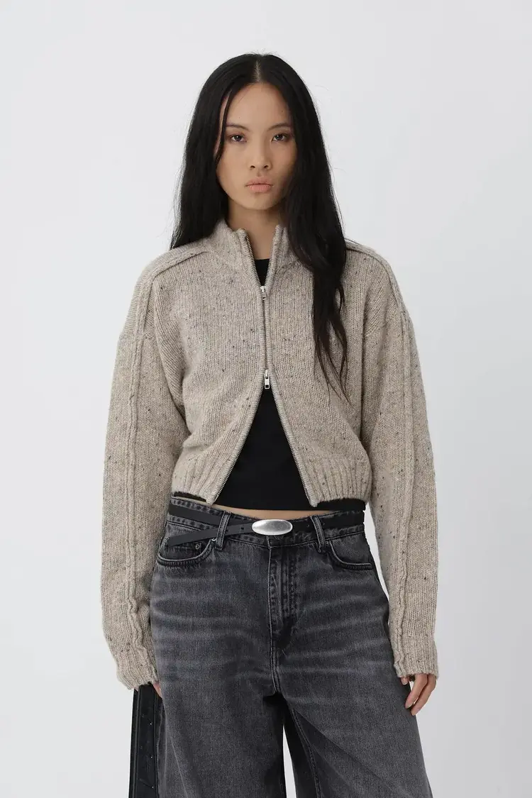 Won Hundred ALEA Zip Knit Cardigan