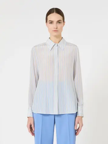 Max Mara Studio FLIRT Stripes Shirt Azur