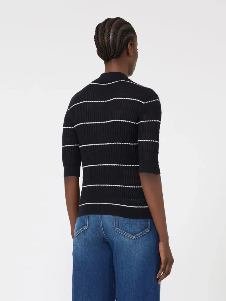 Max Mara Studio GALLO Top Bleu