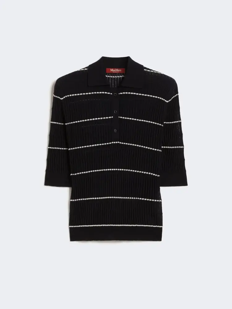 Max Mara Studio GALLO Top Bleu