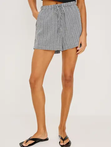 Rails JENNER Shorts Black Gingham