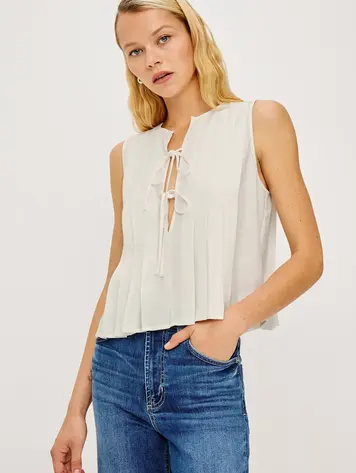 Rails AJA Top Ivory