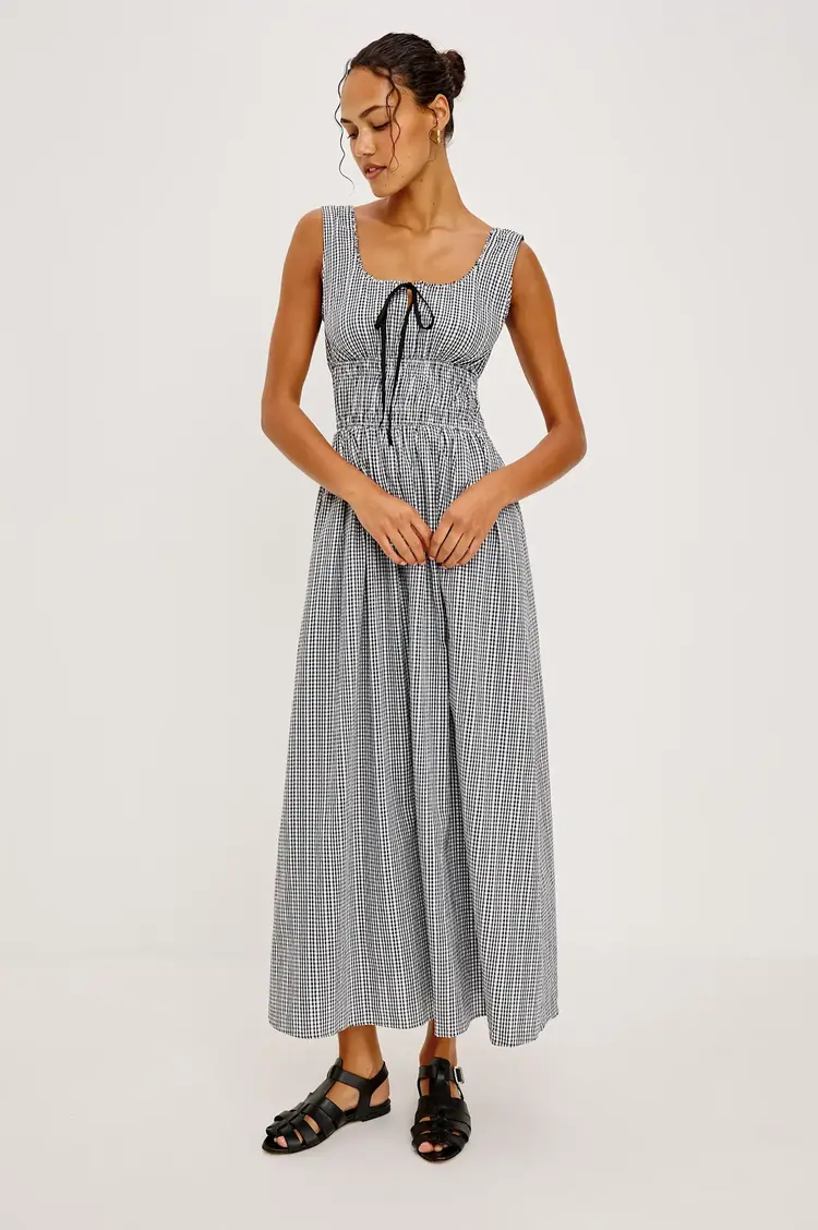 Rails JORDIE Dress Black Gingham