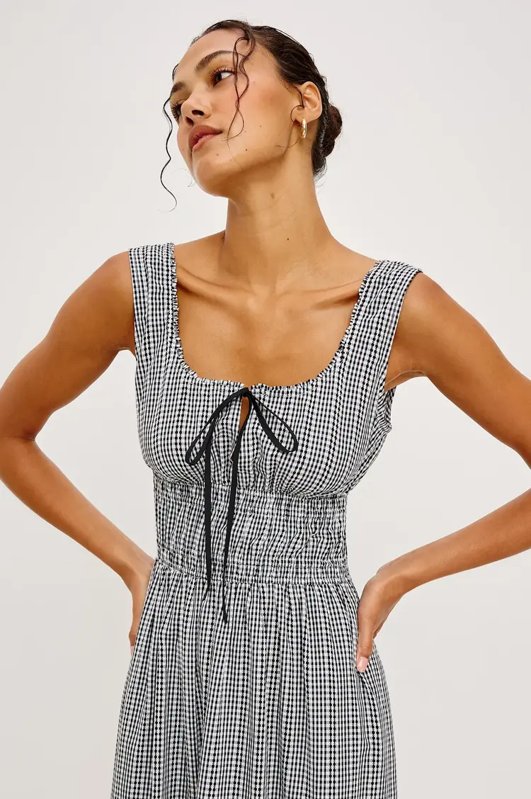 Rails JORDIE Dress Black Gingham