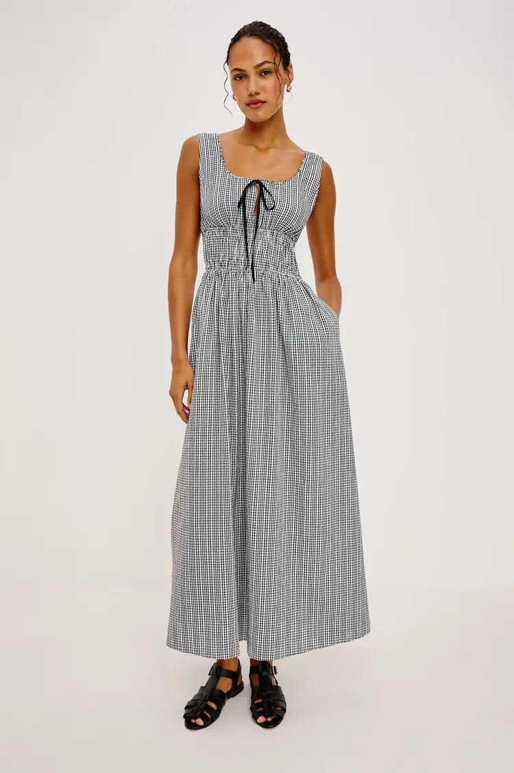 Rails JORDIE Dress Black Gingham