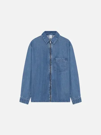 Won Hundred ZAYNE Denim Zip Shirt