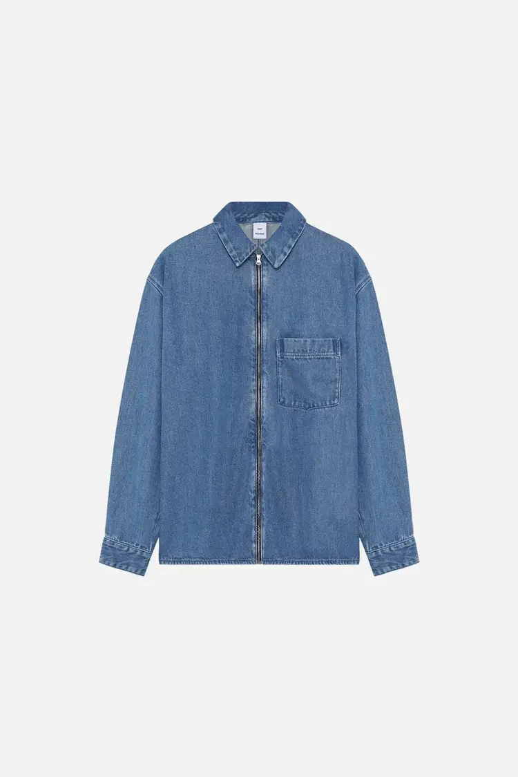 Won Hundred ZAYNE Denim Zip Shirt