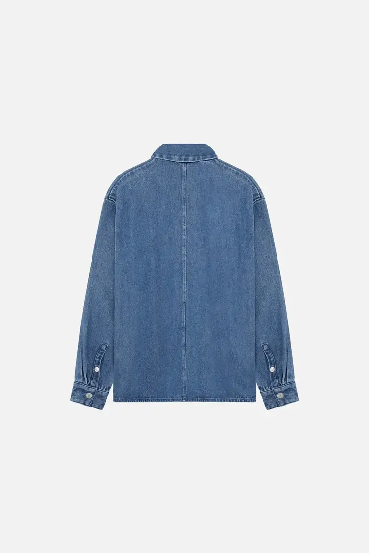 Won Hundred ZAYNE Denim Zip Shirt