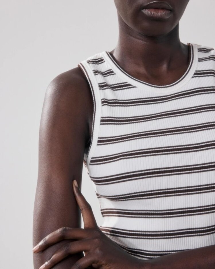 Hartford TERRYA Tank Top  Ecru&Wood