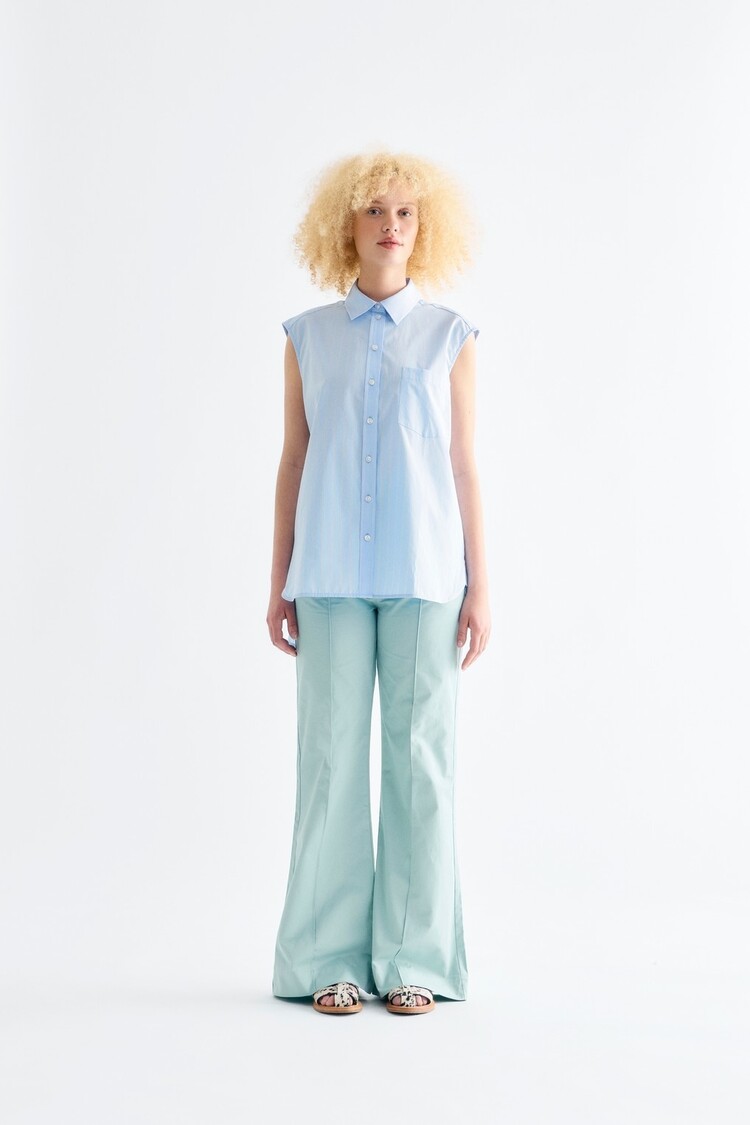 Lovechild 1979 BROOKLYN Shirt Blue Pinestripe