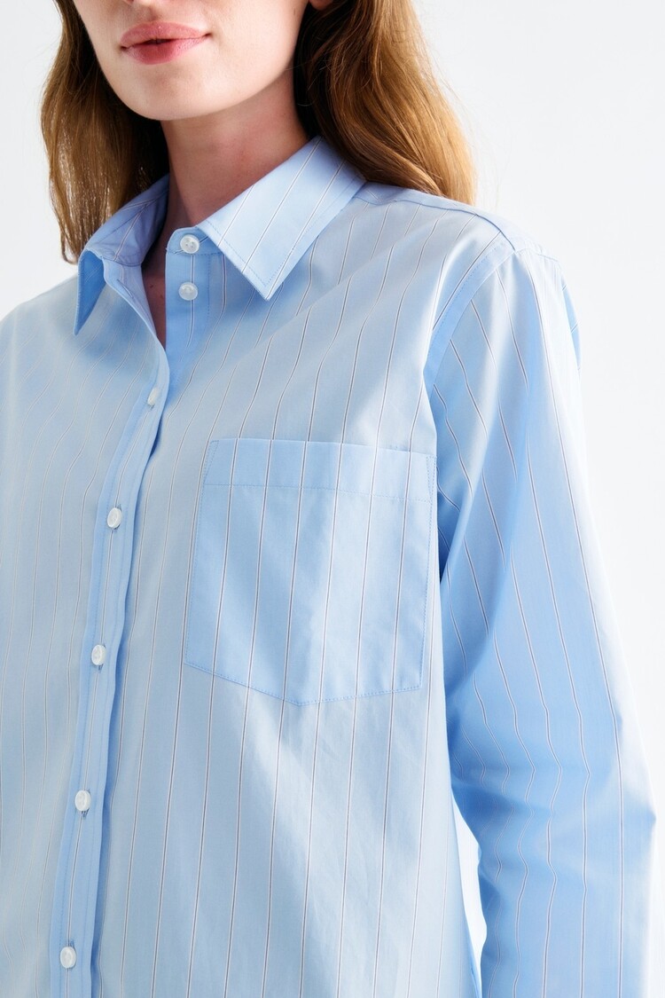 Lovechild 1979 ELOTTA Shirt Blue Pinstripe