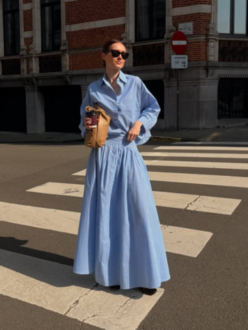 RAE Antwerp DEIRDRE Skirt  Broad Sky