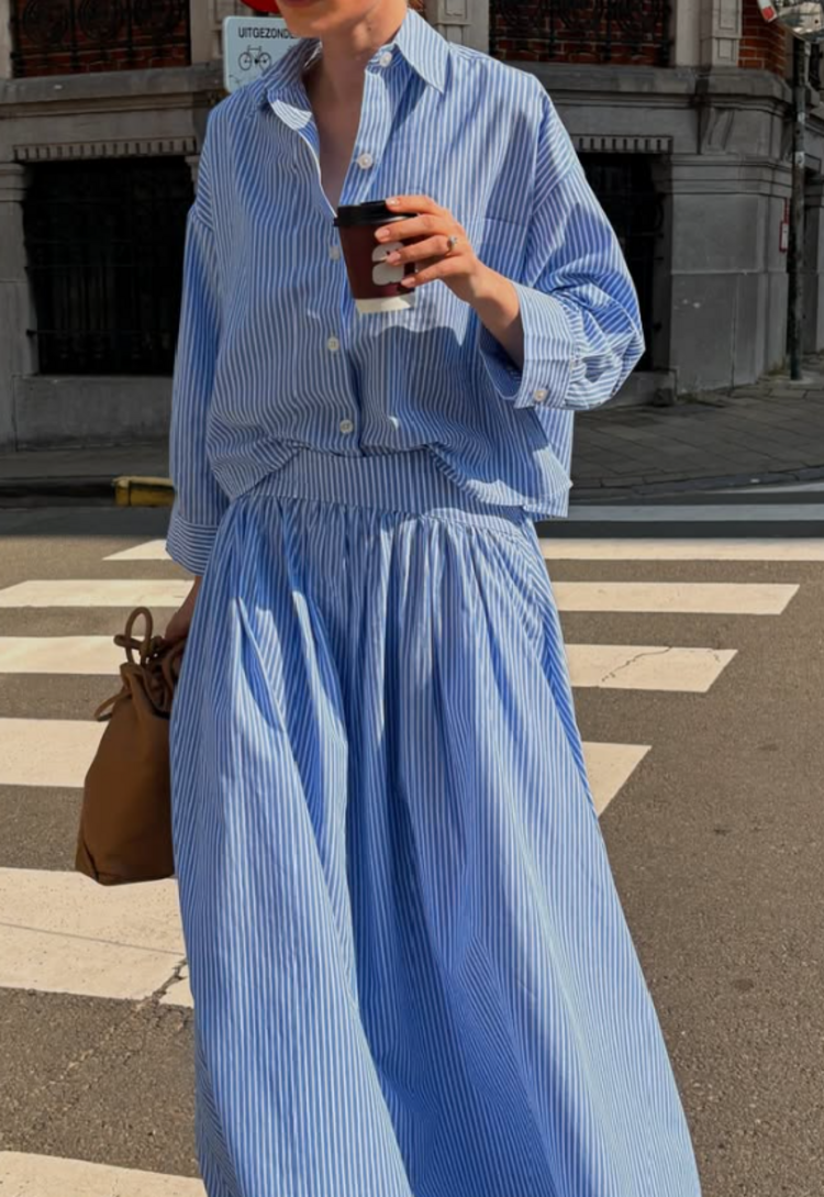 RAE Antwerp DEIRDRE Skirt  Broad Sky