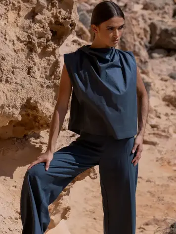 Oscar the Collection HARPER Top Petrol