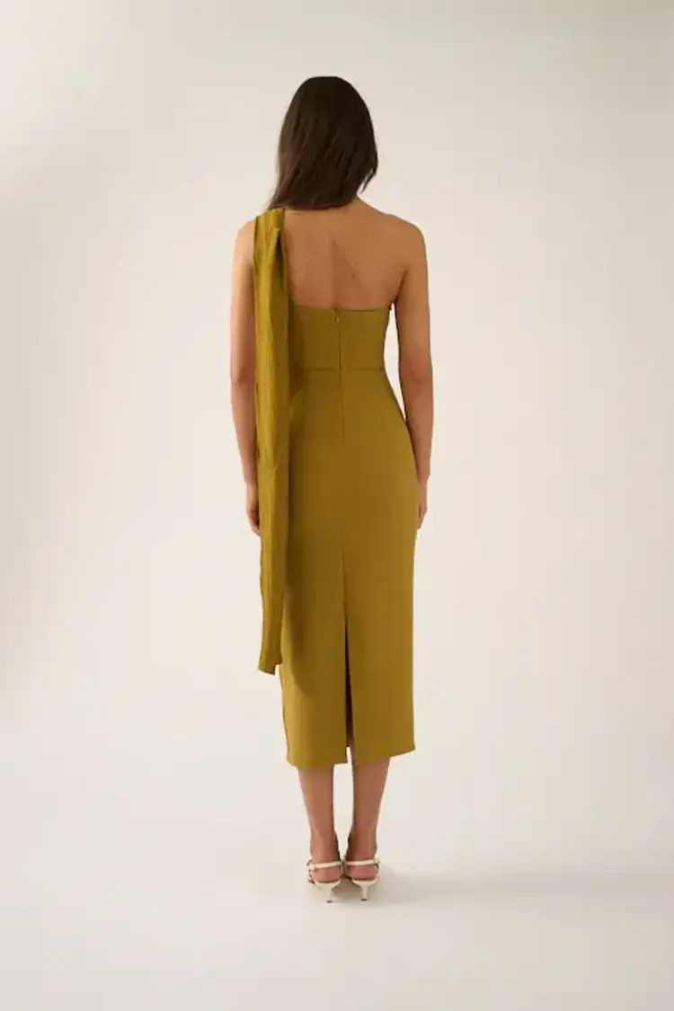 Oscar the Collection JUNE Dress Olive
