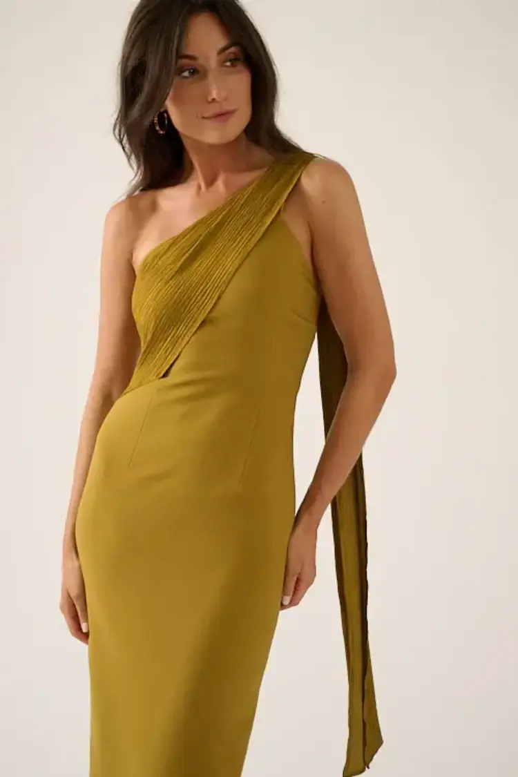 Oscar the Collection JUNE Dress Olive