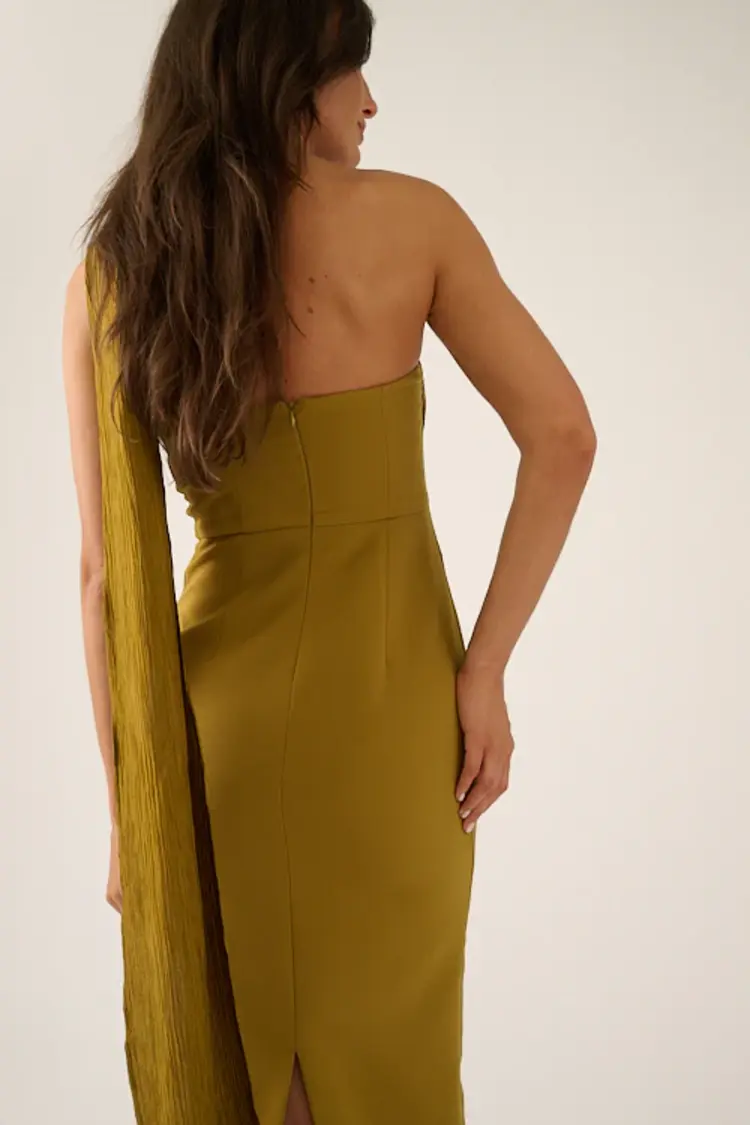 Oscar the Collection JUNE Dress Olive