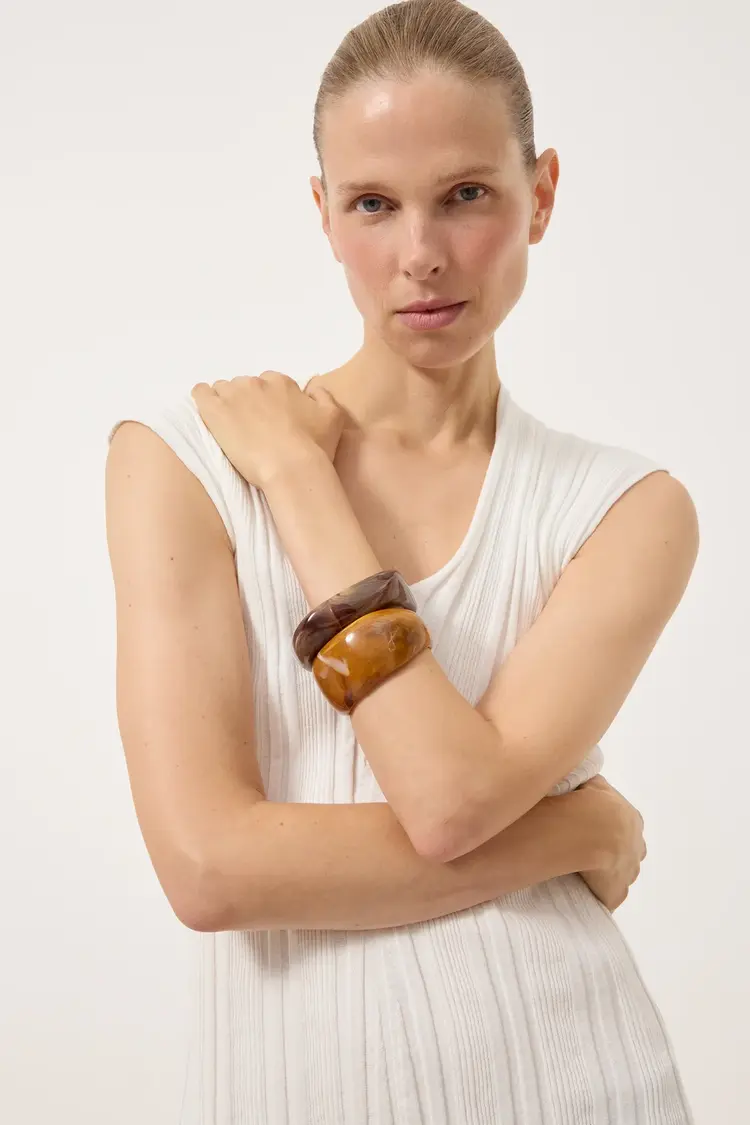 Closed C96720 V-Neck Top Ivory