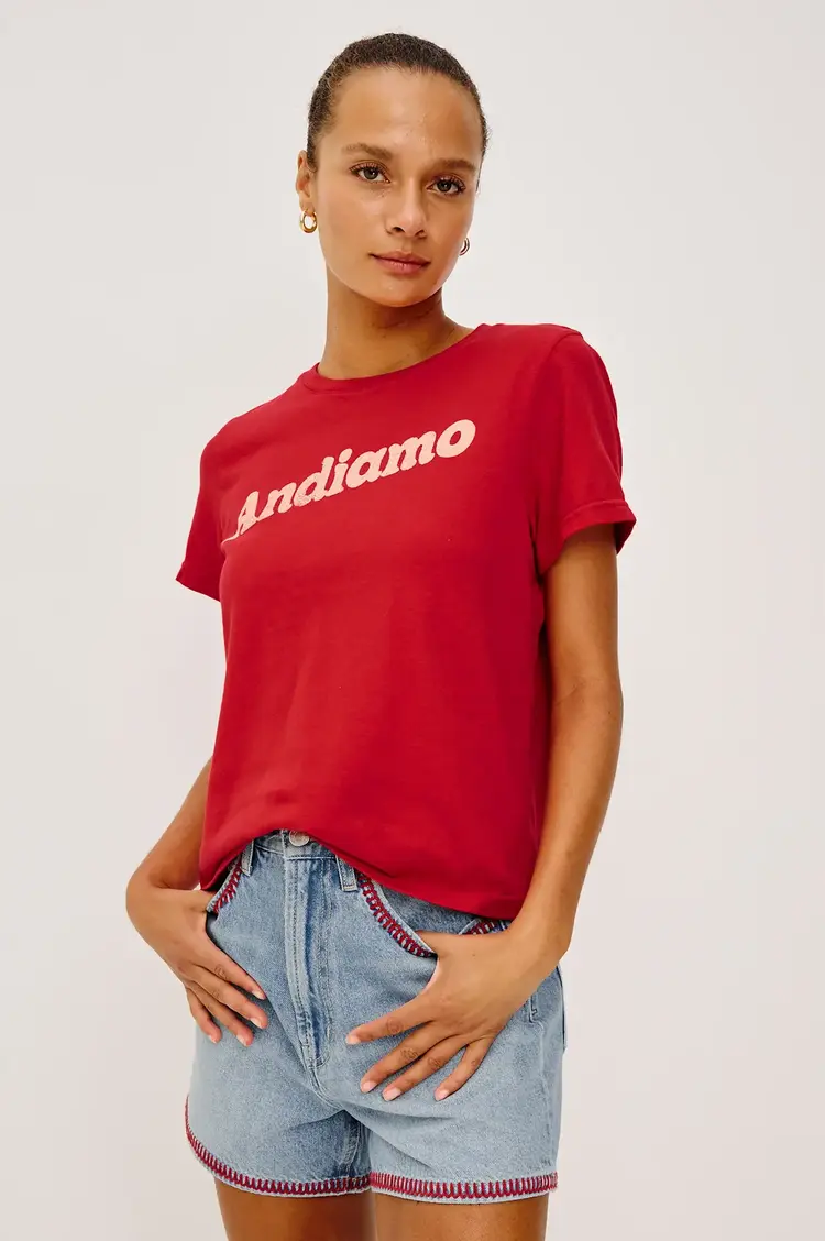 Rails ANDIAMO Tshirt Red
