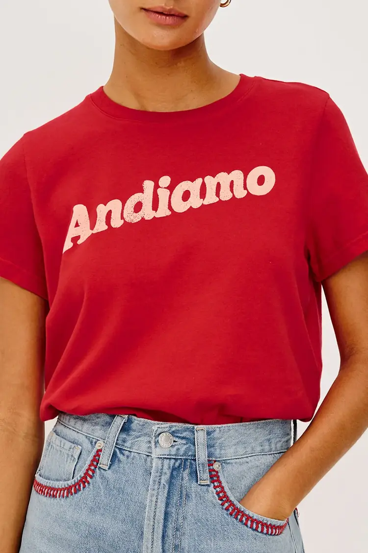 Rails ANDIAMO Tshirt Red