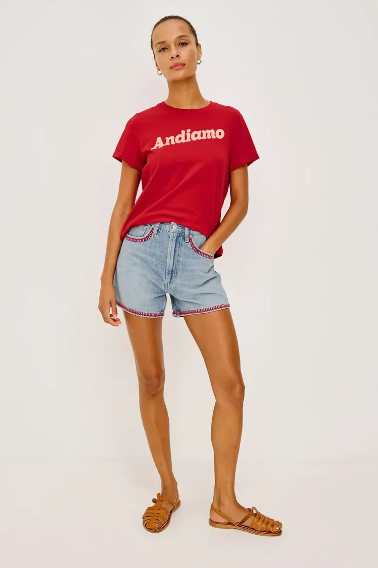 Rails ANDIAMO Tshirt Red