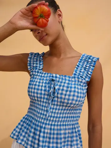 Rails DONNA Top Azure