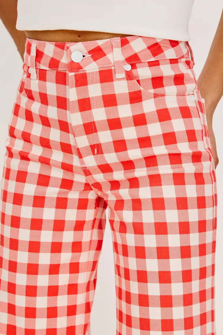 Rails GETTY CROP - TOMATO GINGHAM