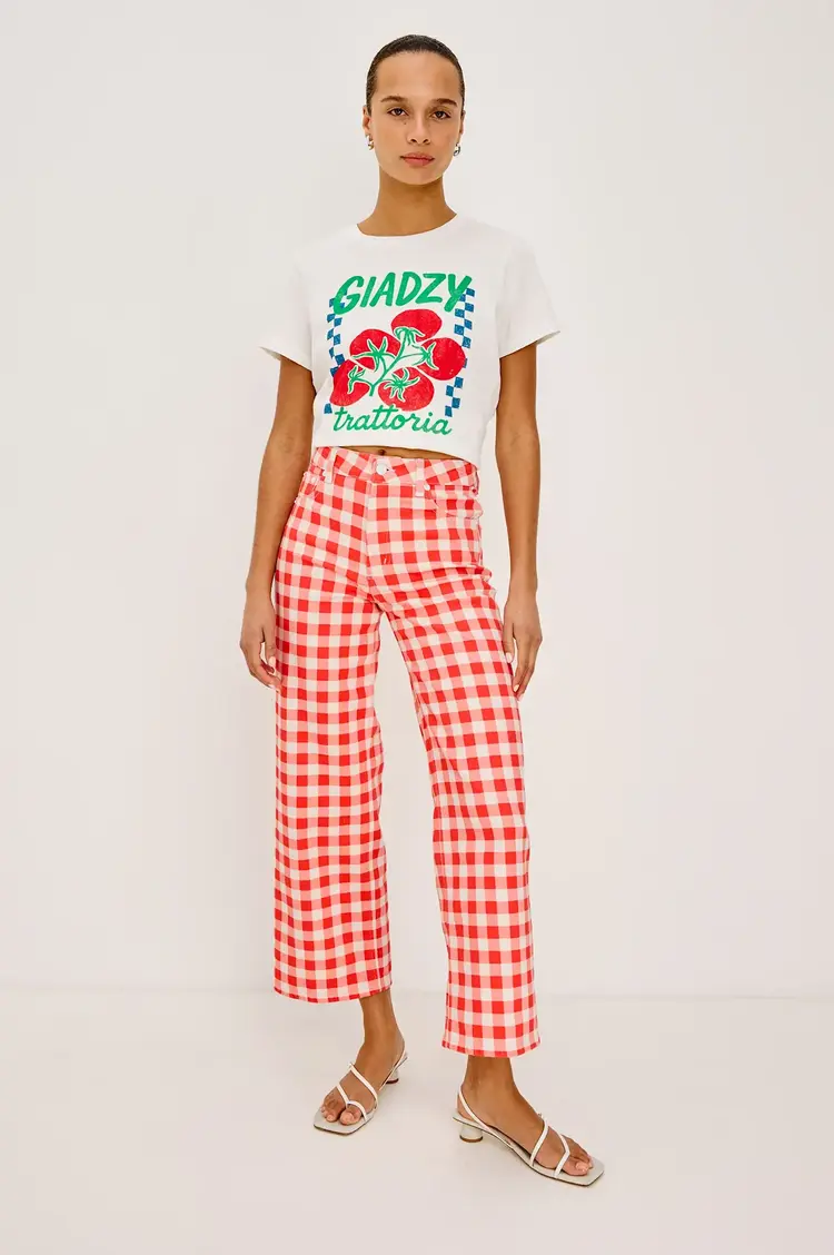 Rails GETTY CROP - TOMATO GINGHAM