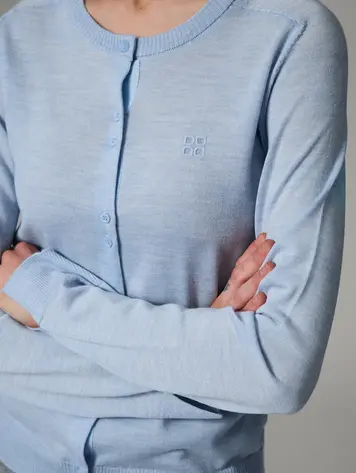 DAY Birger et Mikkelsen LUNA Daily Elements Light Blue Melange 100% Merino
