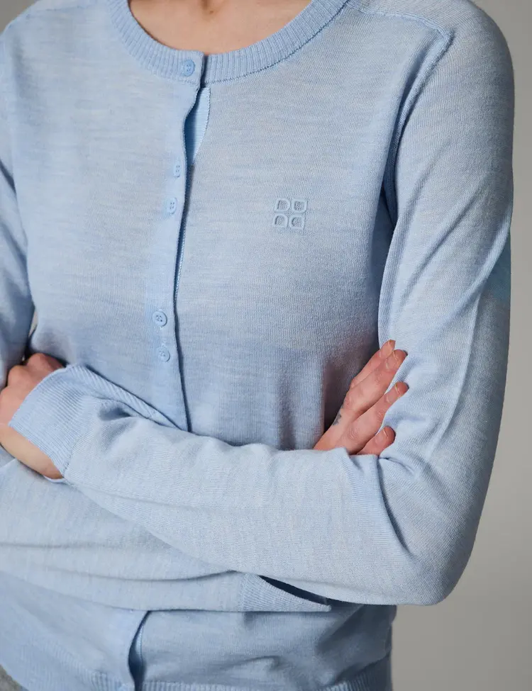 DAY Birger et Mikkelsen LUNA Daily Elements Light Blue Melange 100% Merino
