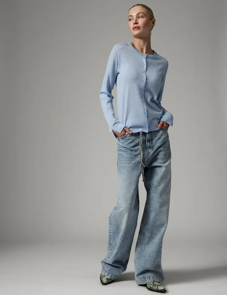 DAY Birger et Mikkelsen LUNA Daily Elements Light Blue Melange 100% Merino