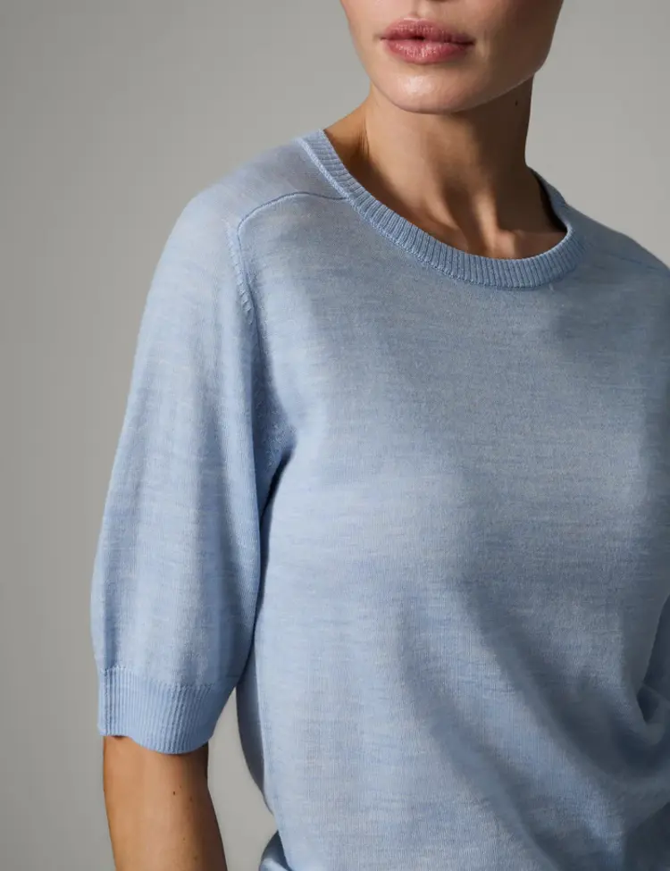 DAY Birger et Mikkelsen CAROLINA Daily Elements Light Blue Melange 100% Merino