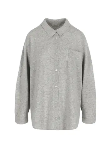 RAE Antwerp Corey Cashmere Shirt Grey Pearl
