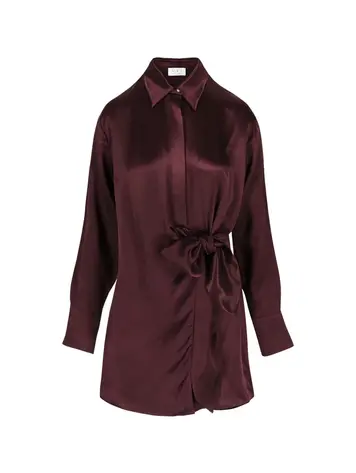 RAE Antwerp Emilia Dress Burgundy