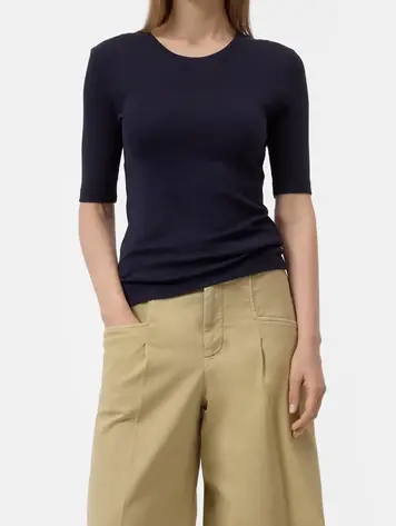 Closed Crewneck Shortsleeve Dark Night
