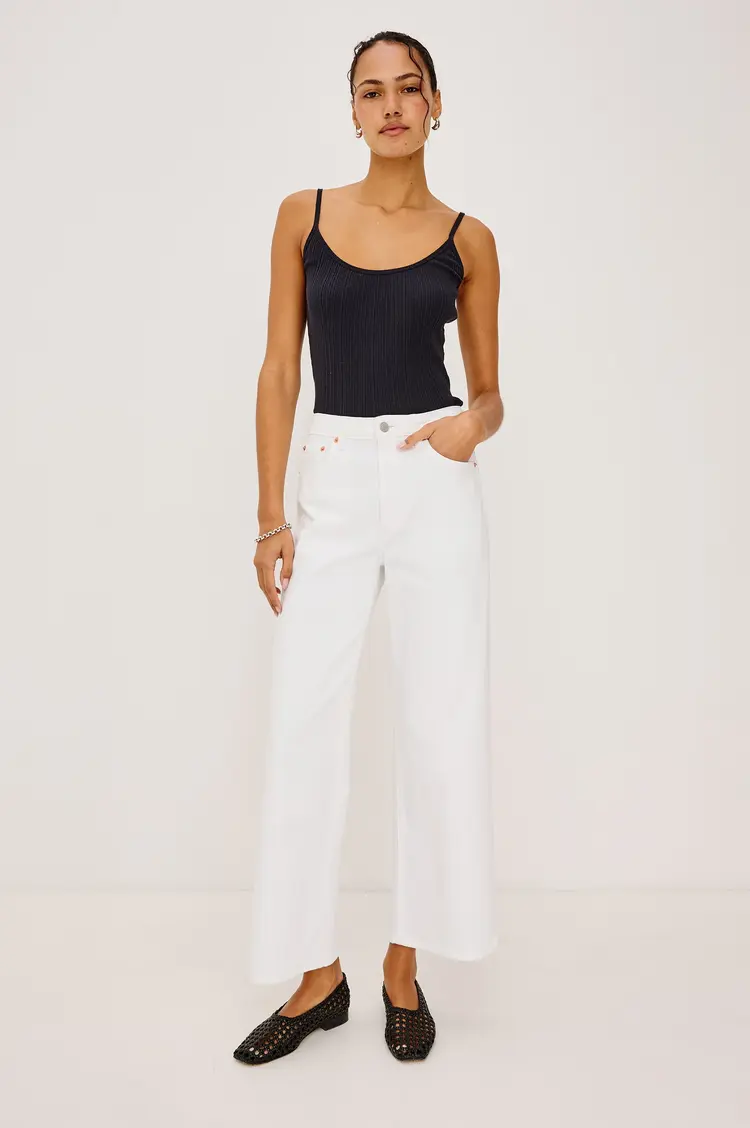 Rails GETTY Crop Salt White Pants