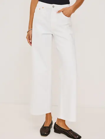 Rails GETTY Crop Salt White Pants